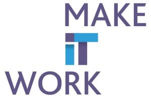 01 Blok 2 spreker A Make IT Work logo
